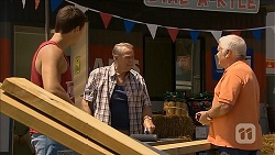 Josh Willis, Doug Willis, Lou Carpenter in Neighbours Episode 6864