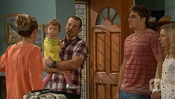 Sonya Rebecchi, Nell Rebecchi, Toadie Rebecchi, Kyle Canning, Georgia Brooks in Neighbours Episode 6921