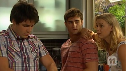 Chris Pappas, Kyle Canning, Georgia Brooks in Neighbours Episode 6921
