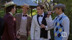 Chris Pappas, Mark Brennan, Kyle Canning, Nate Kinski in Neighbours Episode 6976