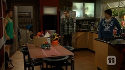 Josh Willis, Nate Kinski, Chris Pappas in Neighbours Episode 6989