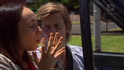 Imogen Willis, Daniel Robinson in Neighbours Episode 7083