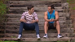 Josh Willis, Aaron Brennan in Neighbours Episode 7193