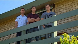 Mark Brennan, Tyler Brennan, Aaron Brennan in Neighbours Episode 7208