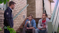 Mark Brennan, Daniel Robinson, Aaron Brennan in Neighbours Episode 7240