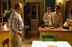 Harold Bishop, Tad Reeves, Paul McClain in Neighbours Episode 3741