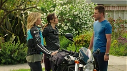 Steph Scully, Victoria Lamb, Mark Brennan in Neighbours Episode 7548