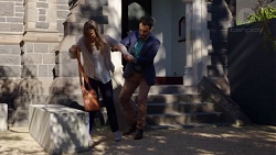Amy Williams, Nick Petrides in Neighbours Episode 7666