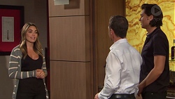 Paige Smith, Paul Robinson, Leo Tanaka in Neighbours Episode 7706