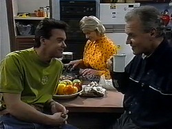 Paul Robinson, Helen Daniels, Jim Robinson in Neighbours Episode 