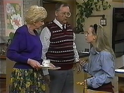 Madge Bishop, Harold Bishop, Gemma Ramsay in Neighbours Episode 1325