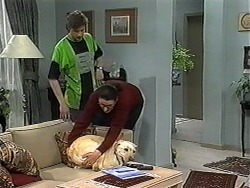 Ryan McLachlan, Dorothy Burke, Bouncer in Neighbours Episode 1325