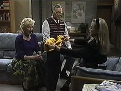 Madge Bishop, Harold Bishop, Gemma Ramsay in Neighbours Episode 