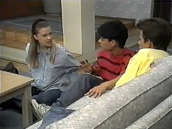 Melissa Jarrett, Josh Anderson, Todd Landers in Neighbours Episode 