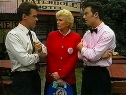 Paul Robinson, Madge Bishop, Matt Robinson in Neighbours Episode 