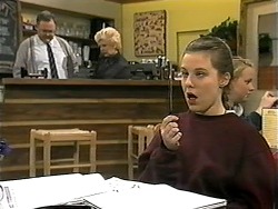 Harold Bishop, Madge Bishop, Melissa Jarrett in Neighbours Episode 