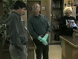 Joe Mangel, Harold Bishop, Madge Bishop in Neighbours Episode 1340