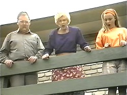 Harold Bishop, Madge Bishop, Gemma Ramsay in Neighbours Episode 