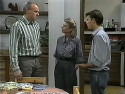 Jim Robinson, Helen Daniels, Todd Landers in Neighbours Episode 