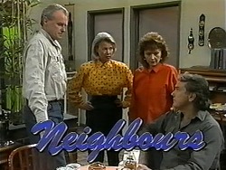 Jim Robinson, Helen Daniels, Pam Willis, Doug Willis in Neighbours Episode 1343