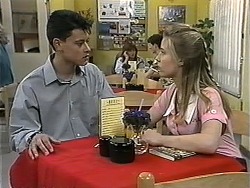 Josh Anderson, Melissa Jarrett in Neighbours Episode 