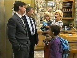 Joe Mangel, Harold Bishop, Sky Bishop, Toby Mangel, Madge Bishop in Neighbours Episode 1345