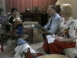 Joe Mangel, Harold Bishop, Madge Bishop in Neighbours Episode 1346