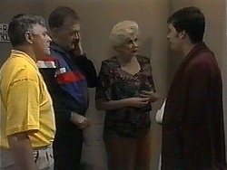 Tom Ramsay, Harold Bishop, Madge Bishop, Matt Robinson in Neighbours Episode 