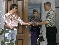 Glen Donnelly, Helen Daniels, Jim Robinson in Neighbours Episode 1350
