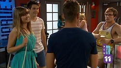 Danni Ferguson, Chris Pappas, Mark Brennan, Kyle Canning in Neighbours Episode 