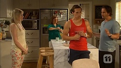Amber Turner, Terese Willis, Josh Willis, Brad Willis in Neighbours Episode 6835