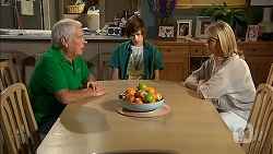 Lou Carpenter, Bailey Turner, Lauren Turner in Neighbours Episode 