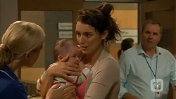 Georgia Brooks, Baby Alex Tyler, Billie Tyler, Karl Kennedy in Neighbours Episode 