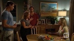 Matt Turner, Terese Willis, Brad Willis, Lauren Turner in Neighbours Episode 