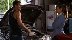 Mark Brennan, Danni Ferguson in Neighbours Episode 