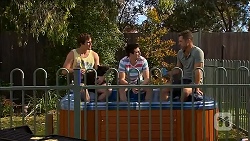 Kyle Canning, Chris Pappas, Mark Brennan in Neighbours Episode 6845