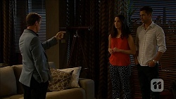 Paul Robinson, Kate Ramsay, Mark Brennan in Neighbours Episode 6847