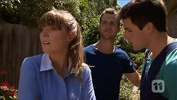 Danni Ferguson, Mark Brennan, Chris Pappas in Neighbours Episode 6853