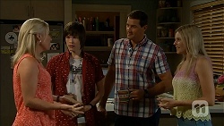 Lauren Turner, Bailey Turner, Matt Turner, Amber Turner in Neighbours Episode 