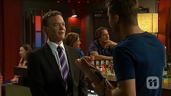 Paul Robinson, Terese Willis, Brad Willis, Mark Brennan in Neighbours Episode 6855