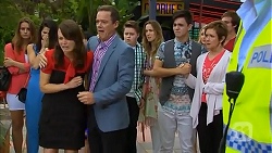 Sophie Ramsay, Paul Robinson, Callum Rebecchi, Sonya Rebecchi, Zeke Kinski, Susan Kennedy in Neighbours Episode 