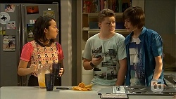 Imogen Willis, Callum Rebecchi, Bailey Turner in Neighbours Episode 6858