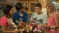 Imogen Willis, Bailey Turner, Callum Rebecchi, Amber Turner in Neighbours Episode 6859