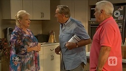 Sheila Canning, Doug Harris, Lou Carpenter in Neighbours Episode 
