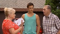 Sheila Canning, Harley Canning, Doug Willis in Neighbours Episode 