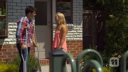 Chris Pappas, Georgia Brooks in Neighbours Episode 