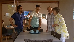 Brad Willis, Josh Willis, Doug Willis, Pam Willis in Neighbours Episode 6876