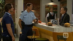 Brad Willis, Matt Turner, Daniel Robinson, Paul Robinson in Neighbours Episode 6880