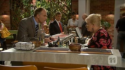 Charles Tranner, Paul Robinson, Sheila Canning in Neighbours Episode 