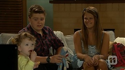 Nell Rebecchi, Callum Rebecchi, Josie Lamb in Neighbours Episode 